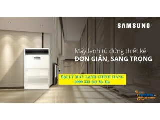 Máy lạnh tủ đứng Samsung đơn giản nhưng sang trọng