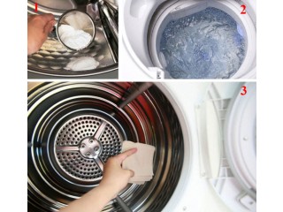 Dùng baking soda vệ sinh lồng giặt dễ dàng