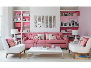 Ngôi nhà đẹp mà không sến khi trang trí màu tím hồng
