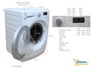 Tìm hiểu những tính năng đầy đủ trên máy giặt