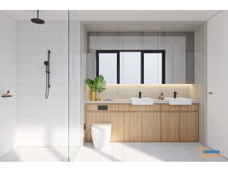 Áp dụng những thiết kế phòng tắm tối giản và sang trọng