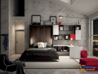 Những ý tưởng thiết kế giường ngủ đẹp và tiết kiệm không gian cho nhà hẹp
