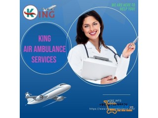 Get Superior Air Ambulance Service in Guwahati- Hi-tech ICU by King