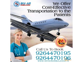 Hire Low Charge ICU Setup by Sky Air Ambulance Services in Bagdogra
