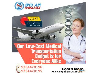 Emergency Patient Transport by Sky Air Ambulance Service in Bokaro