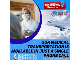 Use Modern ICU Setup by Sky Air Ambulance Service in Brahmapur
