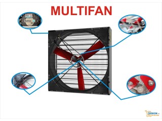 Quạt hút công nghiệp Multifan cho nhà xưởng