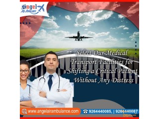 24 Hours Use Ultimate Air Ambulance in Chandigarh by Angel at Fair Cost
