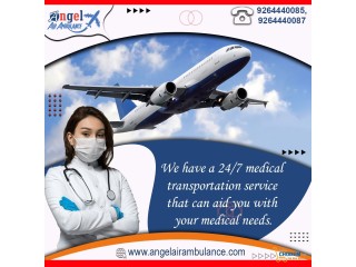 Obtain Air Ambulance in Dibrugarh by Angel at a low Booking Cost