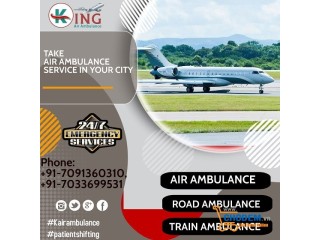 Take Low-Fare King Air Ambulance Services in Bangalore by King
