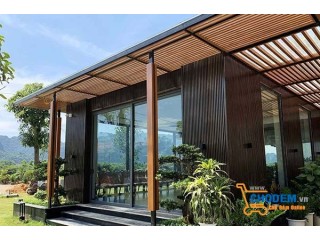 Ngôi nhà bền đẹp nhờ vật liệu ốp tường phổ biến